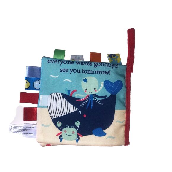 Funny Zoo Little Crab’s Adventure Cloth Activity Book For Infants - Picture 2 of 7